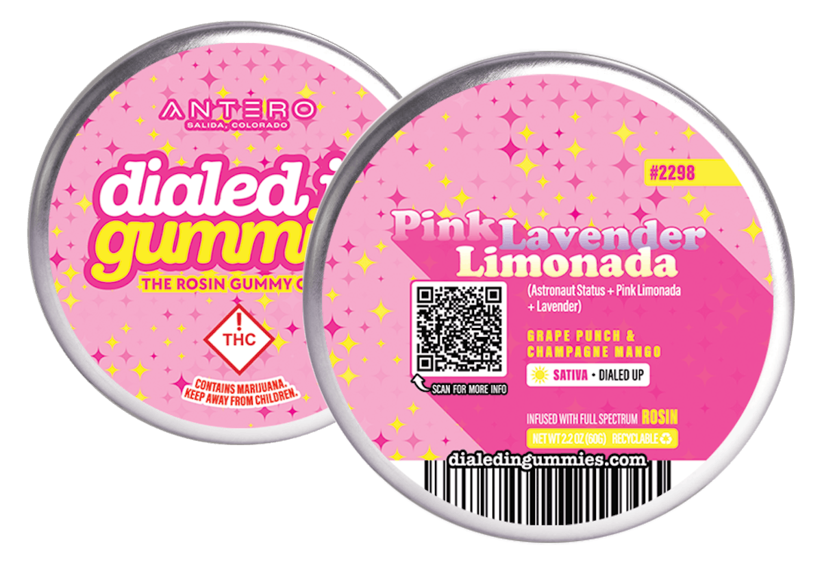 Photo of Dialed In – Rosin Gummies – Pink Lavender Limonada (S) 100mg