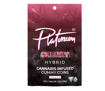 Platinum - 200mg Gummies - Cherry