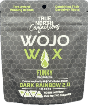 Wojo Co True North x Wojo | 200mg Rosin Gummies | Dark Rainbow 2.0
