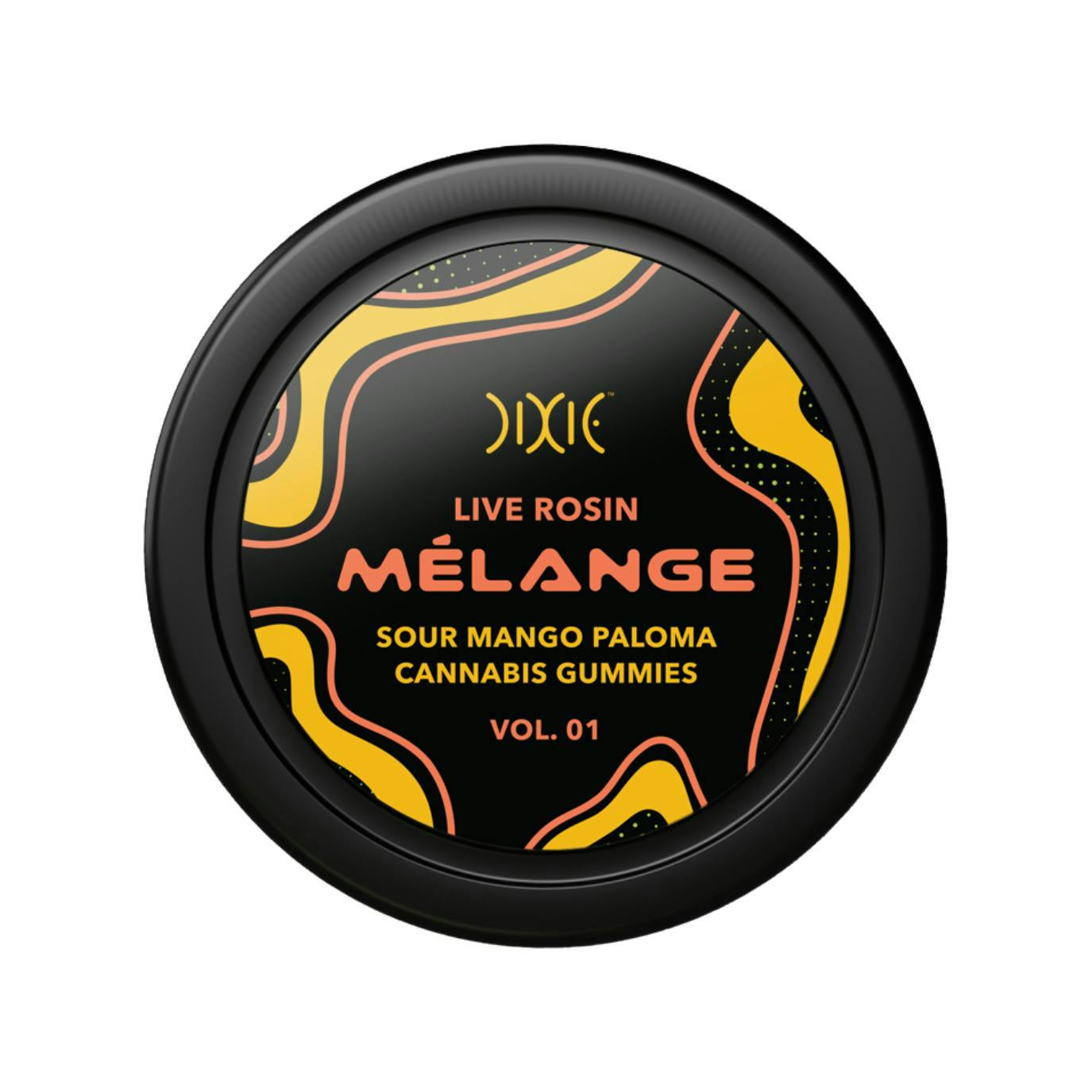 Product: DIXIE | MELANGE | SOUR MANGO PALOMA - LIVE ROSIN GUMMIES | 200MG THC | HYBRID