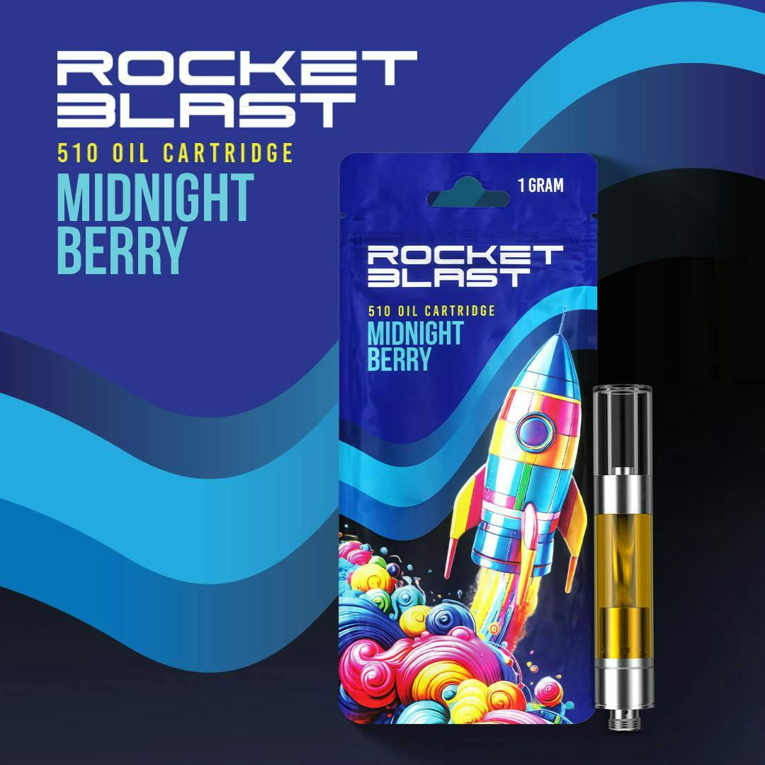 Product: Rocket Blast | Vape Cart - 1g - Midnight Berry