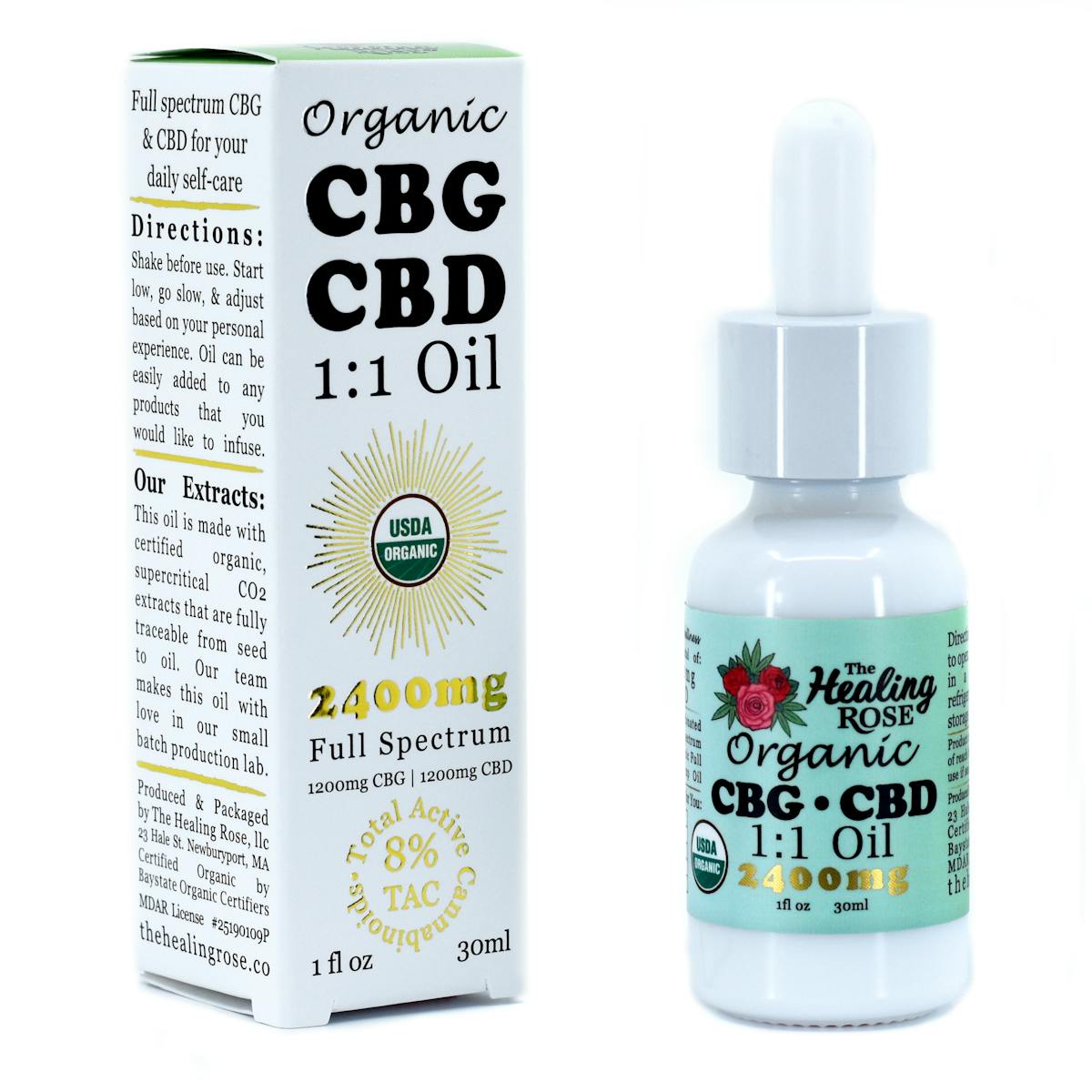 Image of Broad Spectrum CBG+CBD Oil | 2400mg
