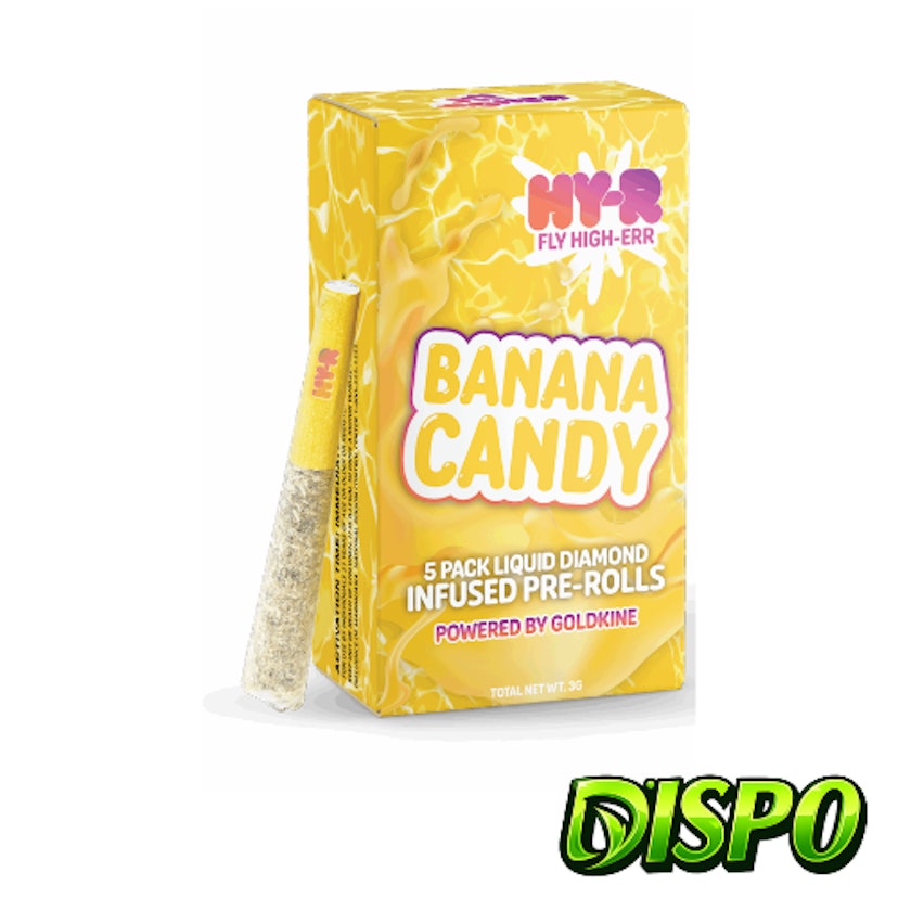 Hy-R - Banana Candy Infused 5pk Pre-Rolls