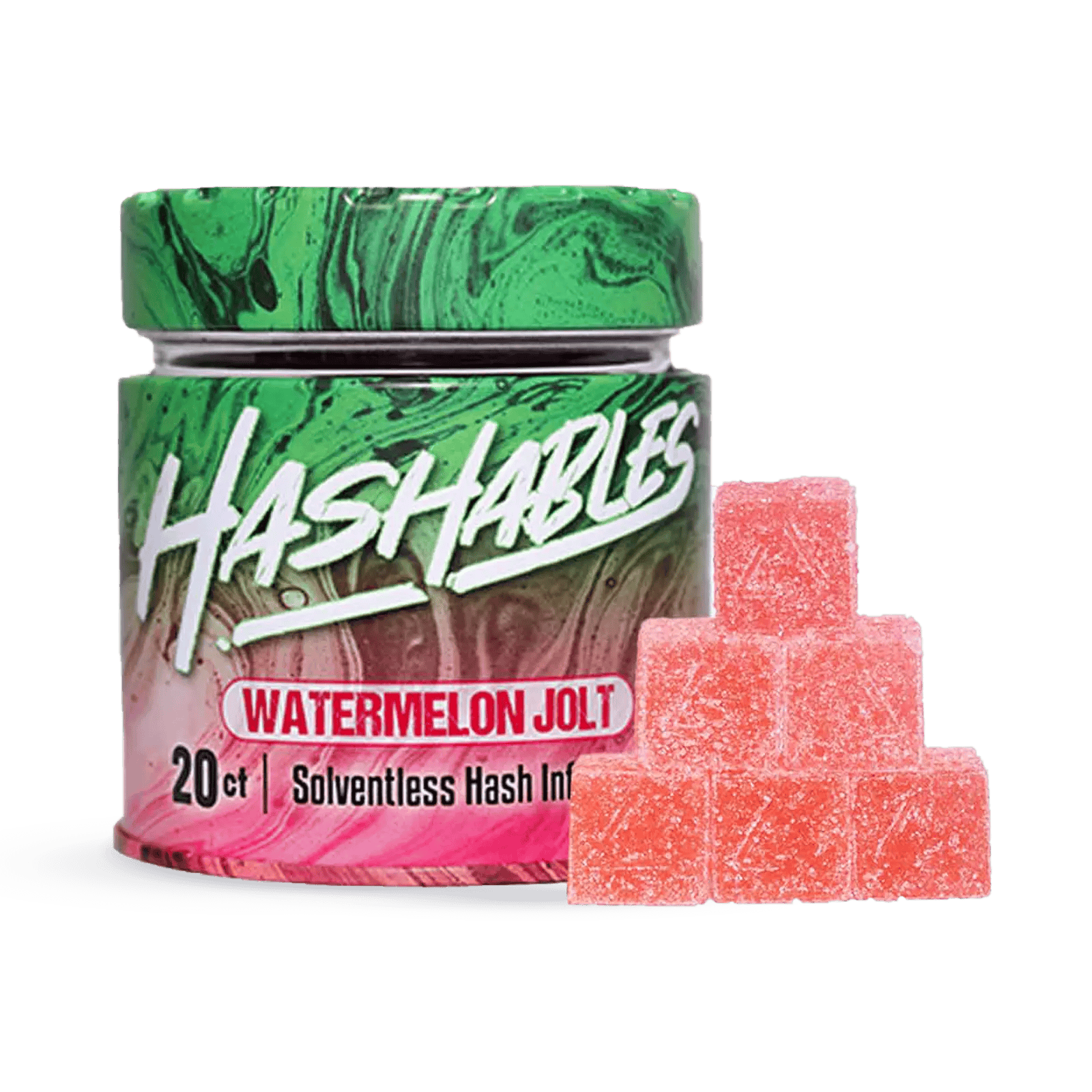 Product Watermelon Jolt Hashables | Edibles | 100mg