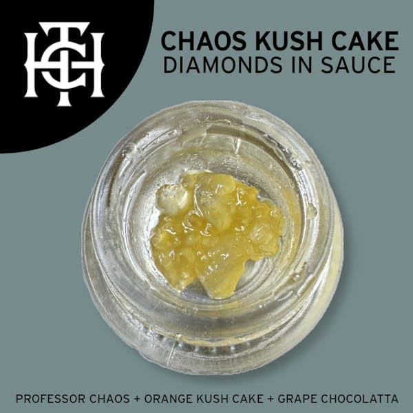 Chaos Kush Cake 1g Diamonds in Sauce 1g Concentrates | The Heirloom  Collective 