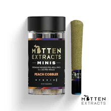 Mitten Extracts - 5-Pack .7g Infused Prerolls - Peach Cobbler (H)