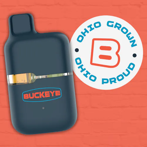 Buckeye Relief | Blueberry Funk (Live Resin) Dank Tank Disposable 1g | Indica-active