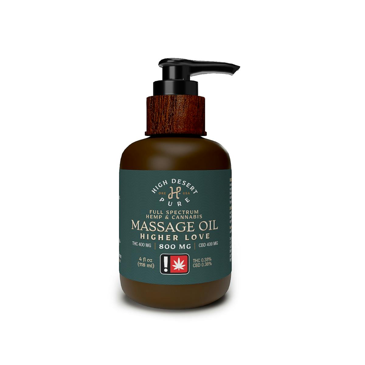 Photo of High Desert Pure 4 fl oz HIGHER LOVE Massage Oil