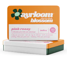 Ayrloom - 5 Pack .6g Infused Prerolls - Pink Rozay