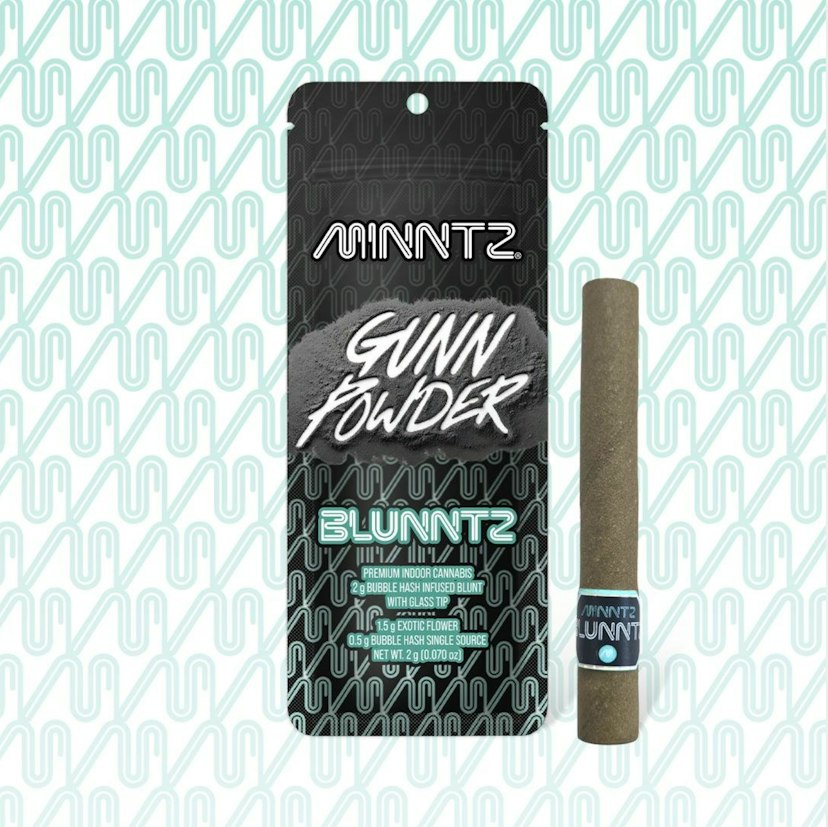 Minntz Bubble Hash Infused Blunntz | Gunn Powder
