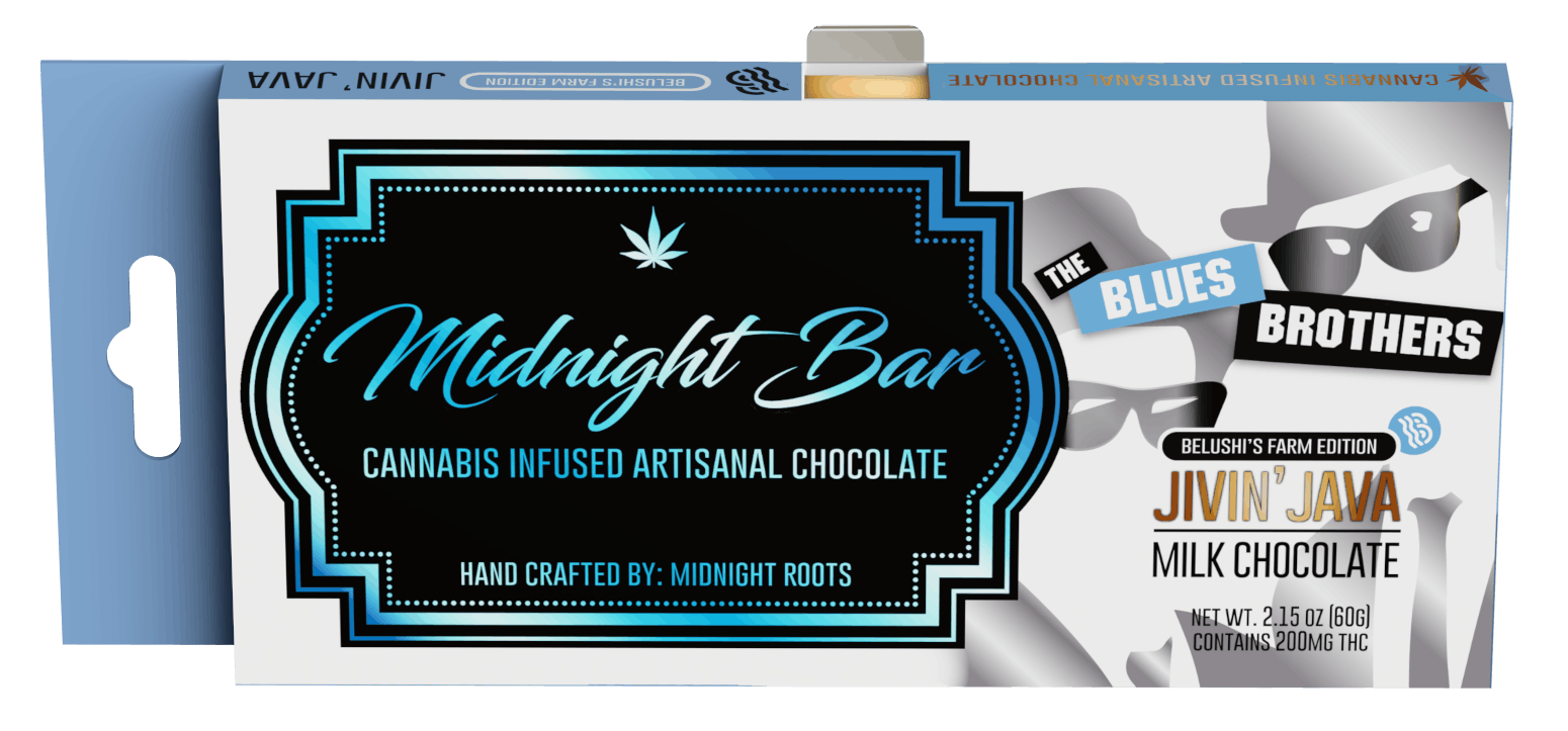Product: Midnight Roots | Chocolate Bar - 200mg - Jivin' Java