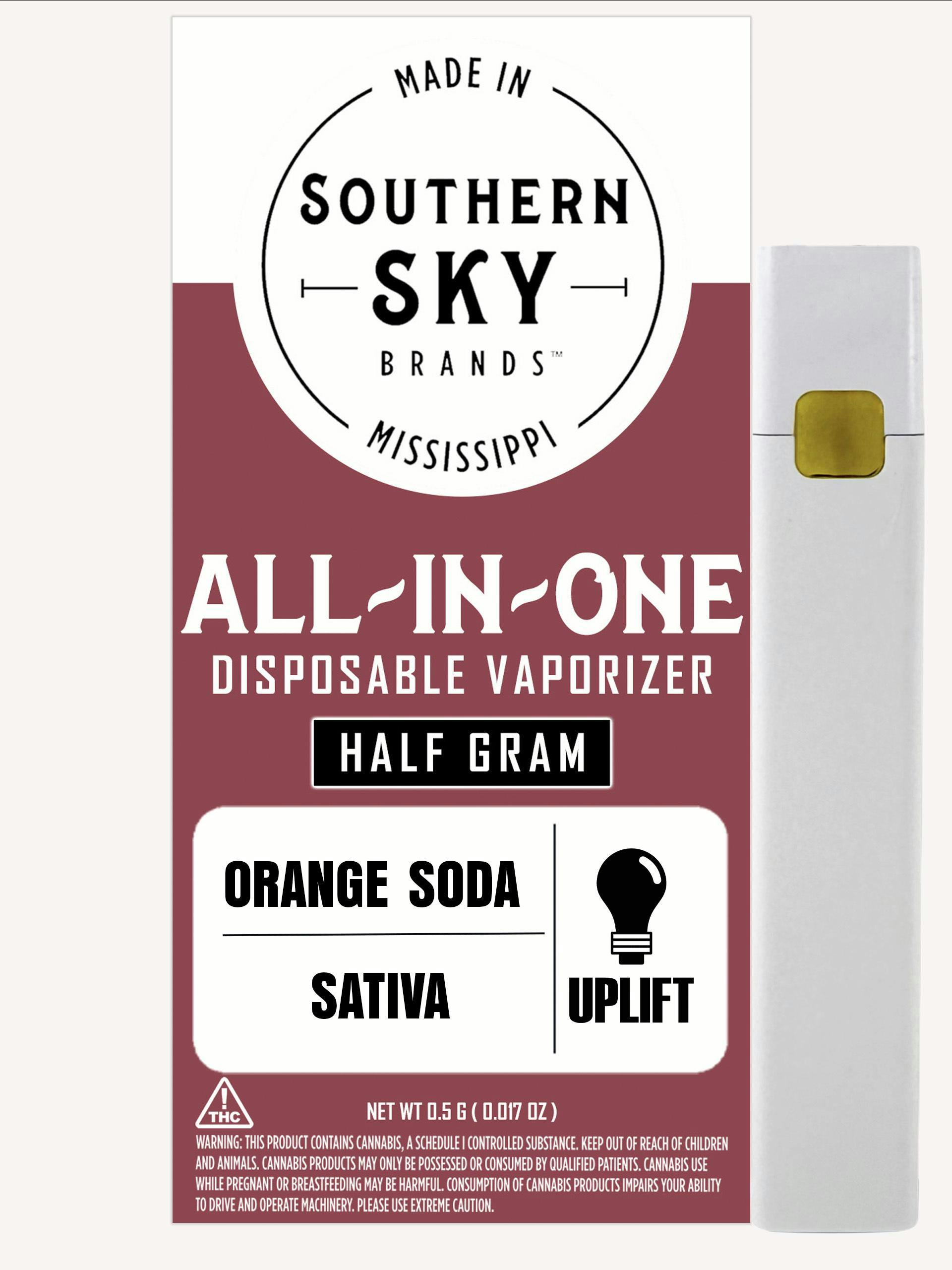 Southern Sky Brands Orange Soda | Disposable Vape