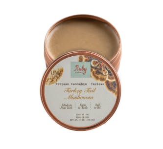 Turkey Tail Mushroom | Topical Salve | 100mg THC CBD | Ruby Farms