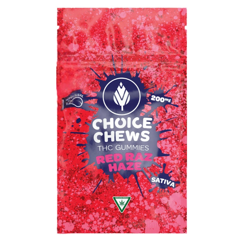 Choice | 200mg Gummies | Red Raz Haze