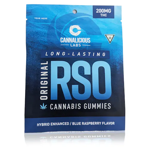 Original Blue Raspberry RSO Gummies 10-Pack-1