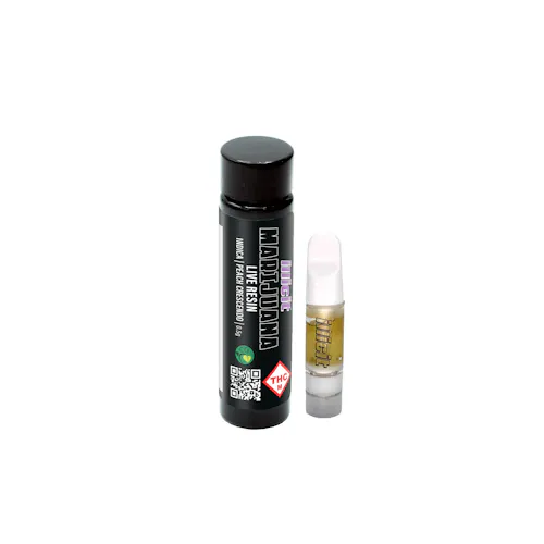Peach Crescendo Live Resin Vape .5g-active