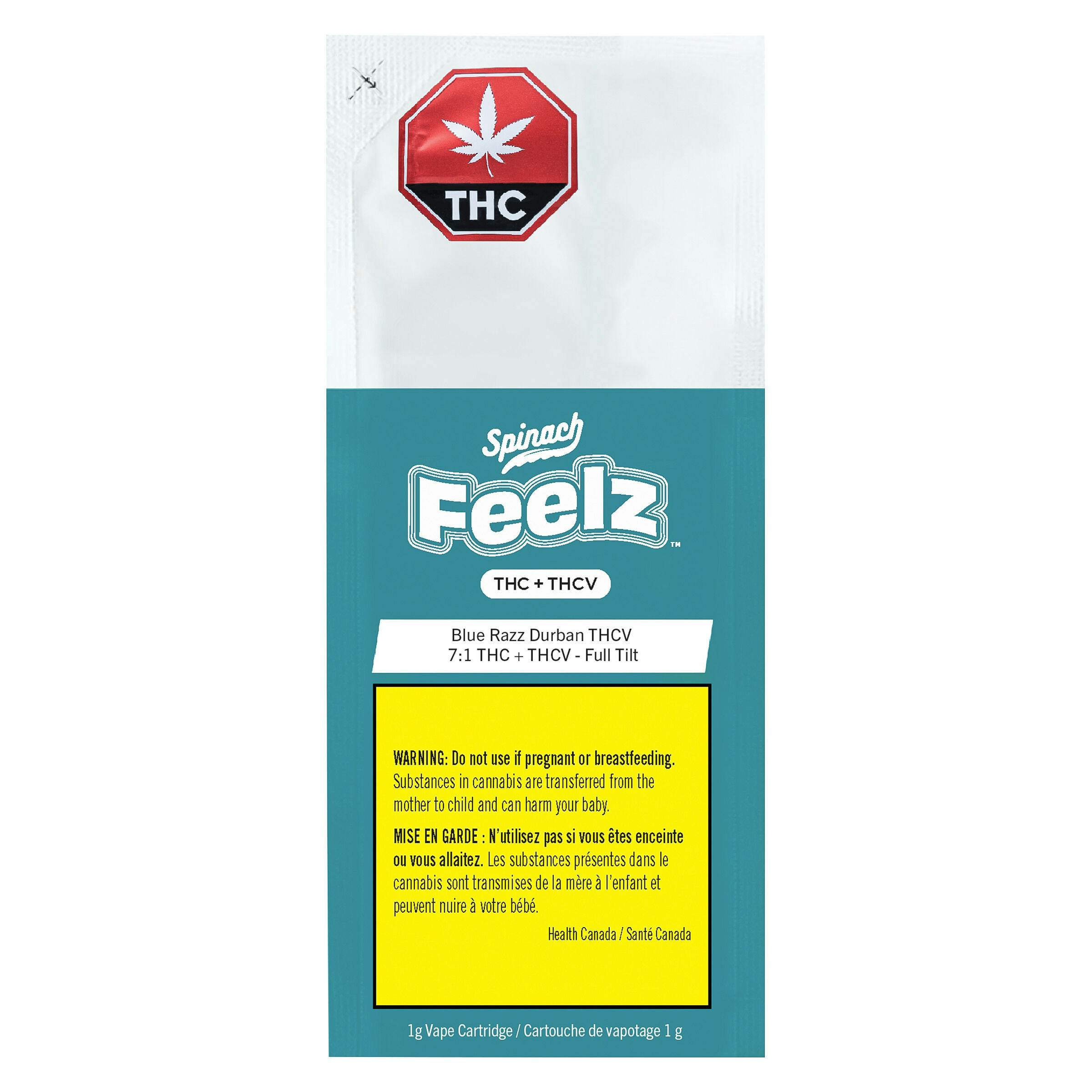 Spinach feelz - blue razz durban thcv (full tilt) 510