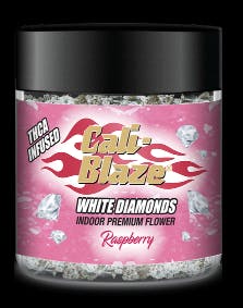 Product Cali-Blaze | Raspberry | White Diamond Infused Flower