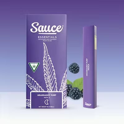 SAUCE ESSENTIALS | GRANDADDY PURP | DISPOSABLE INDICA