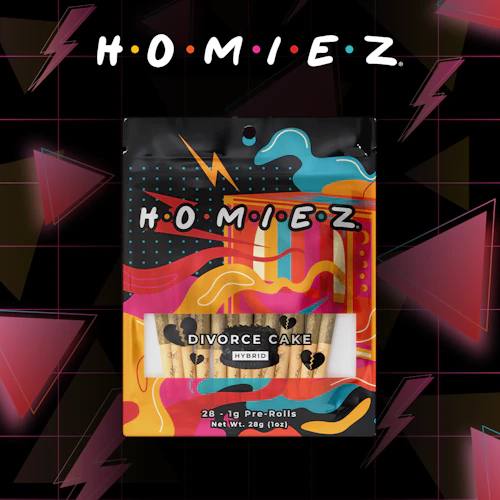 Homiez - 28-Pack 1g Prerolls - Divorce Cake