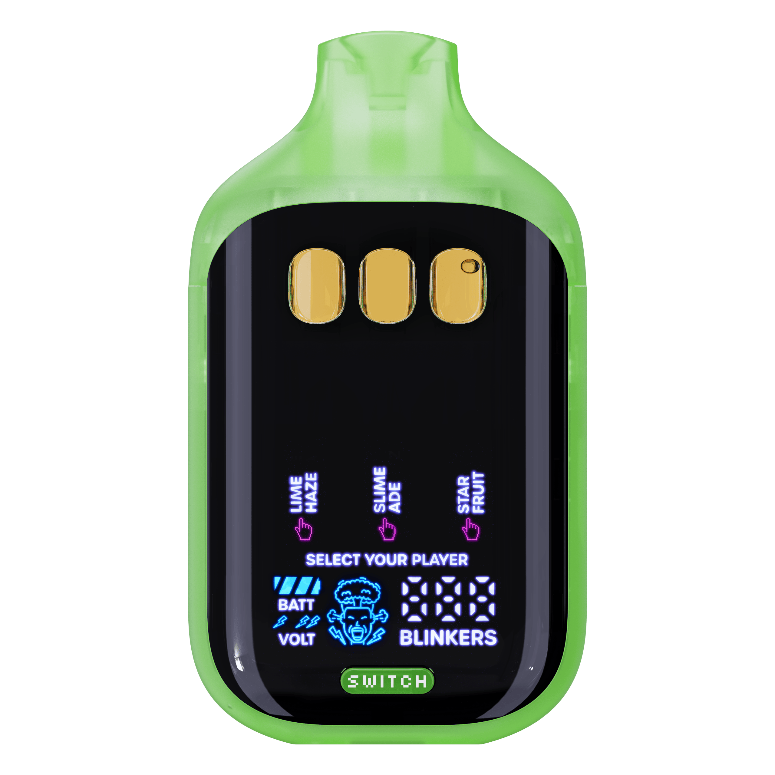 Boutiq - V.5 Switch Tri Tank AIO Live Diamonds - Lime Haze (S) X Slimeade (I) X Starfruit (H) (2.0g)