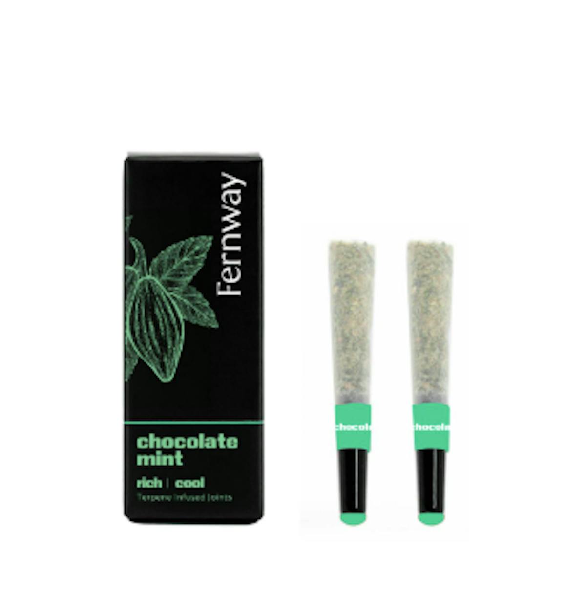 Photo of Fernway Chocolate Mint 0.5g 2pk Prerolls