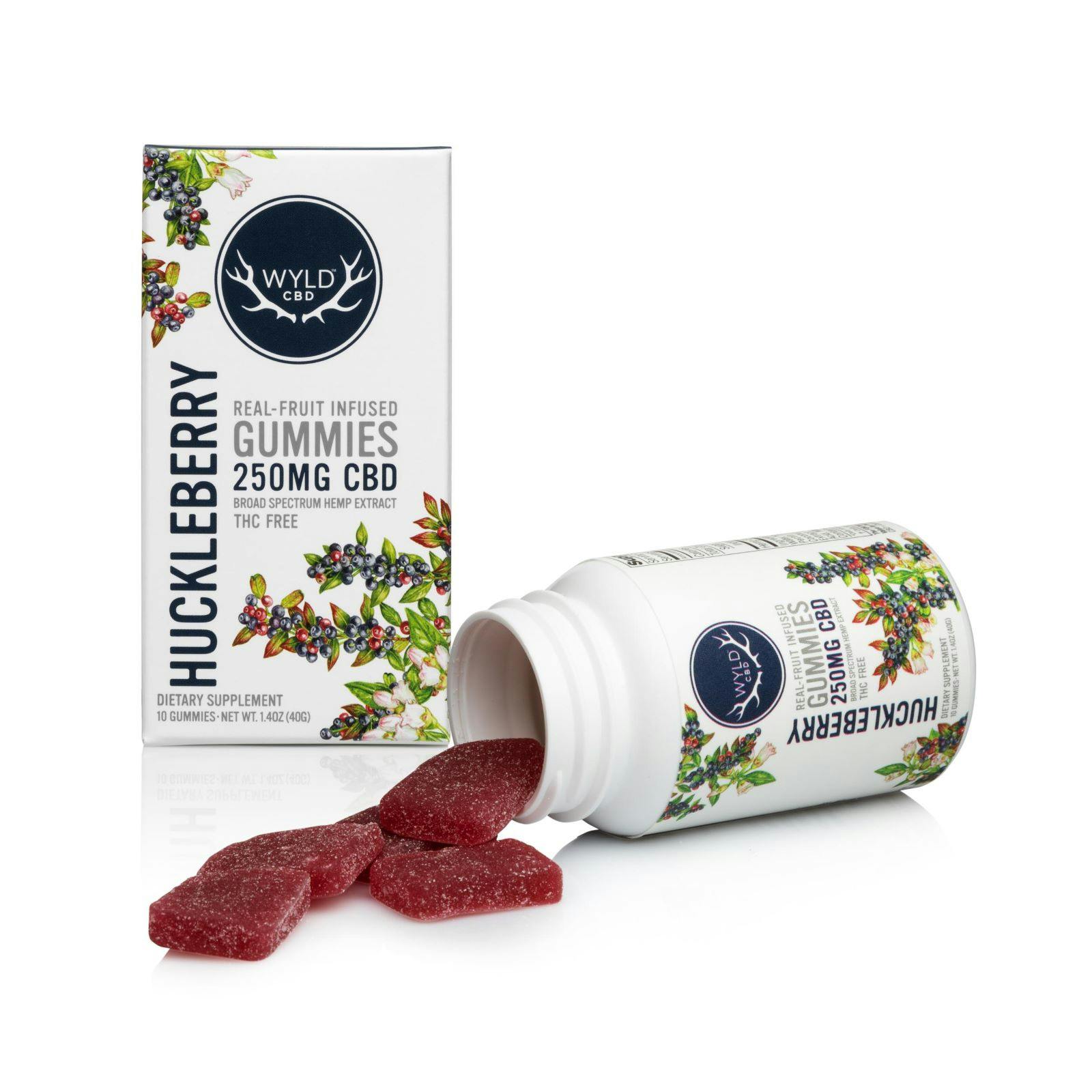Wyld | CBD Huckleberry Hemp Gummies | 250mg