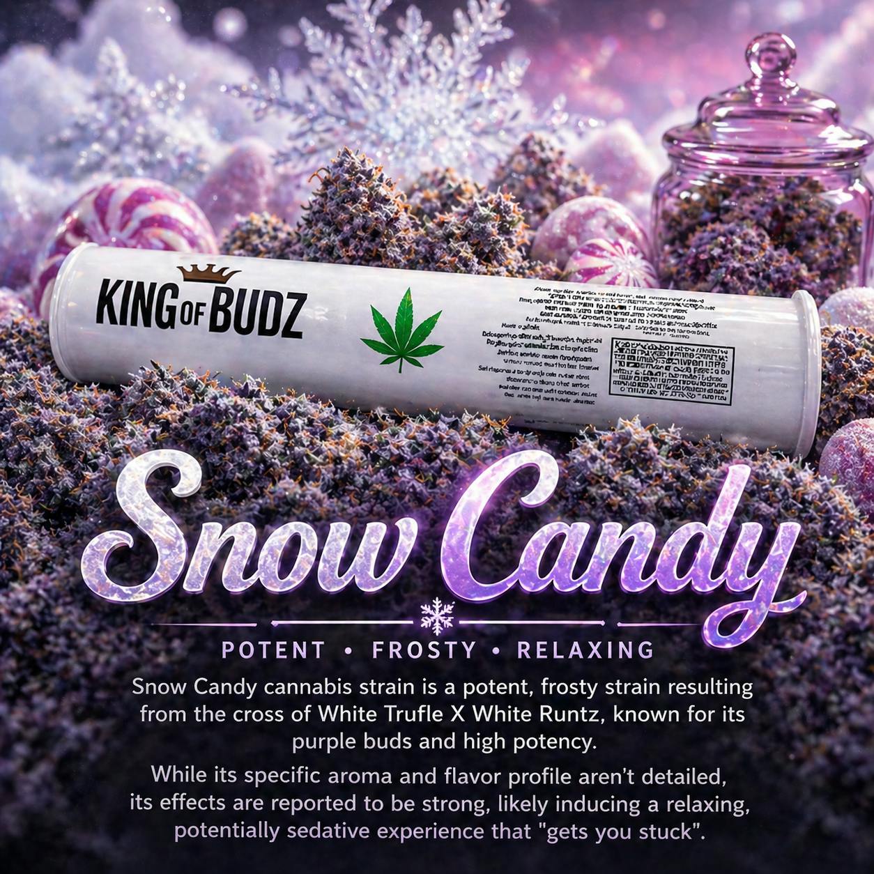 KOB - 1g Preroll - Snow Candy