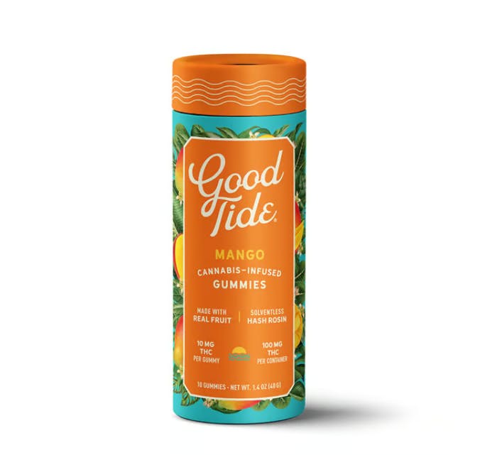 Product KR Good Tide Rosin Gummies - Mango (Mellow) 100mg 10pk