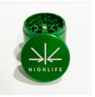 Highlife 4pc Grinder - Green | Highlife - Hanmer