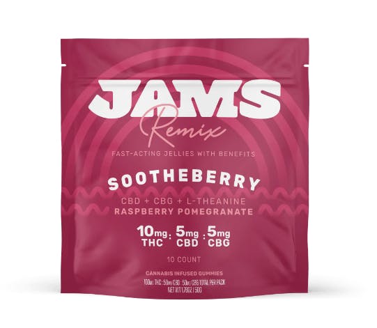 Photo of JAMS Jellies Remix | Sootheberry Raspberry Pomegranate