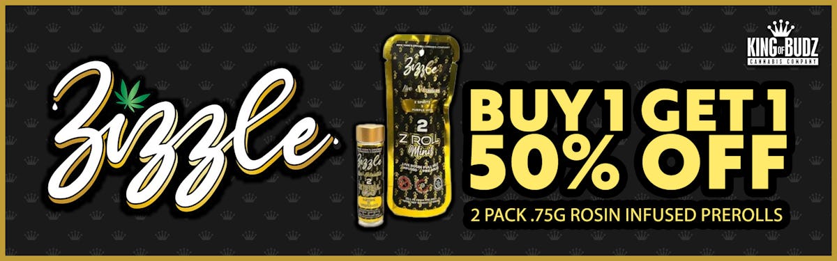 Zizzle - 2 Pack .75g Rosin Infused Prerolls - B1G1 50 Percent OFF