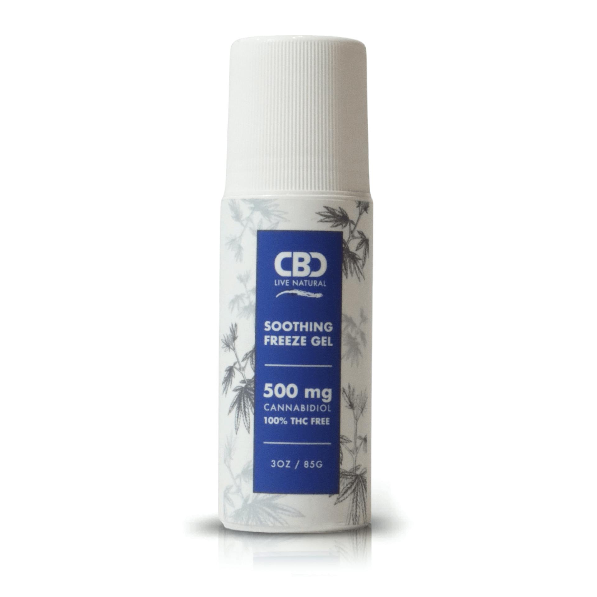 CBD Live Natural - CBD Soothing Freeze Gel - 500mg 3oz