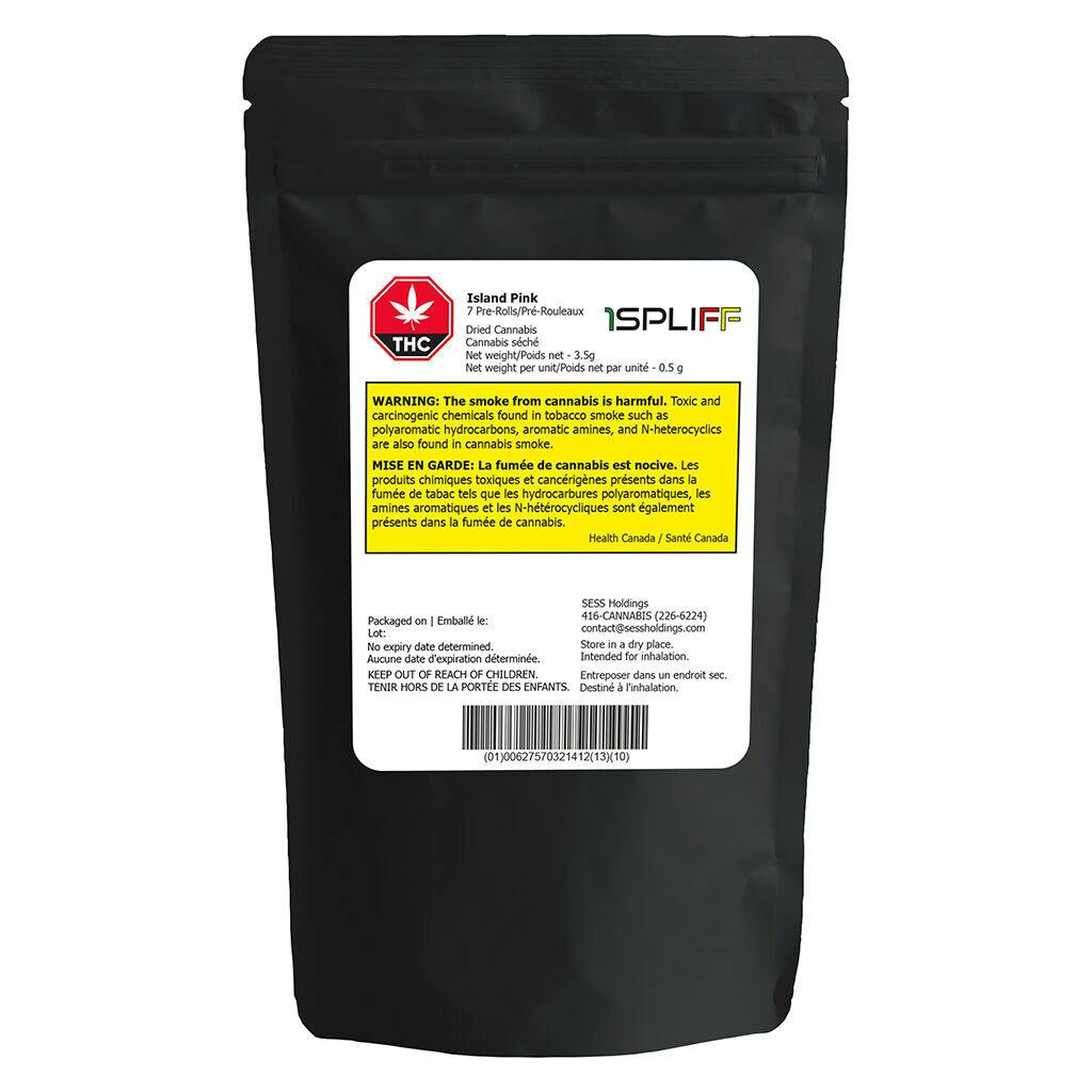 1SPLIFF - Island Pink PRJs - 7x0.5g