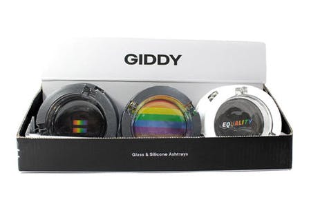 Glass ashtray + silicone cover - 3