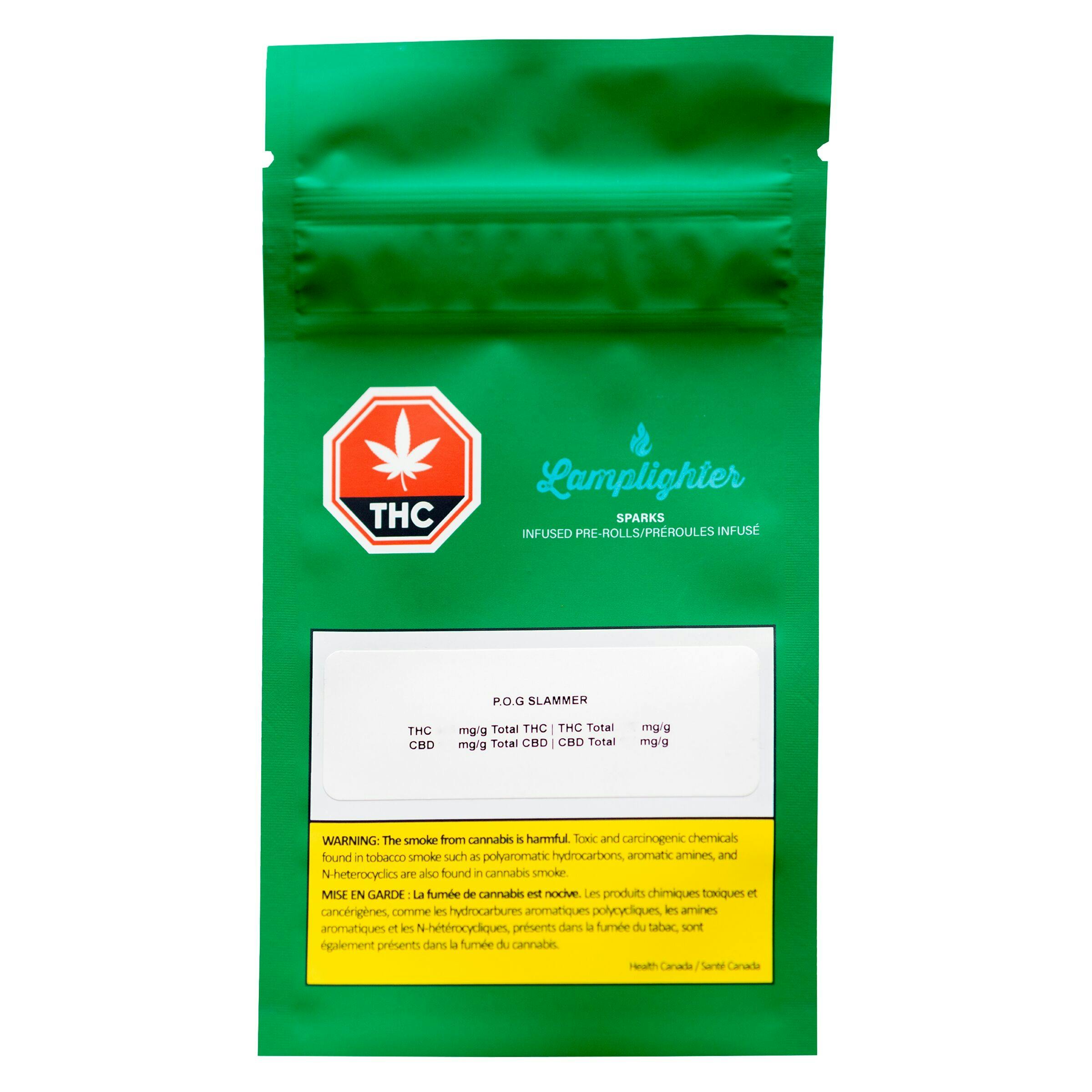 Lamplighter - p. O. G. Infused pre-roll - 3x0. 5g