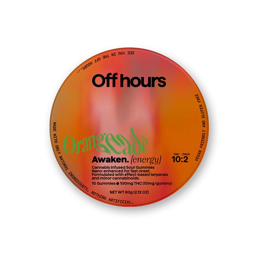 Off Hours | Awaken (Orangeade) | Gummies 10 Pack | 100mg