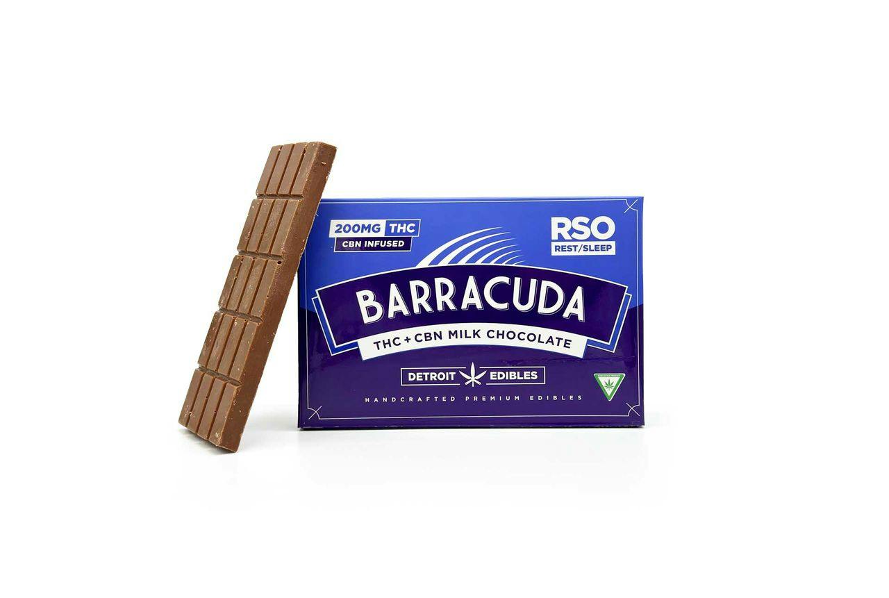 Buy Detroit Edibles Hazelnut Crunch Milk Chocolate Bar 200mg 