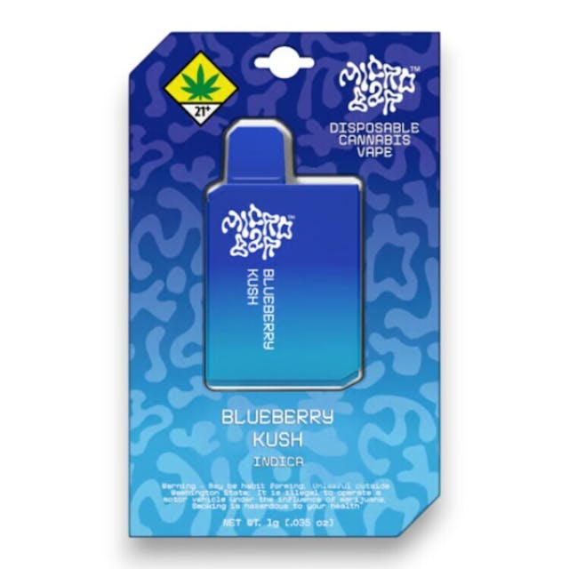 Micro Bar - 1g Disposable - Micro Bar - Blueberry Kush - 1g