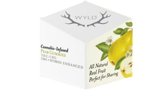 Pear 1:1 THC/CBG Gummies 100mg 10pk