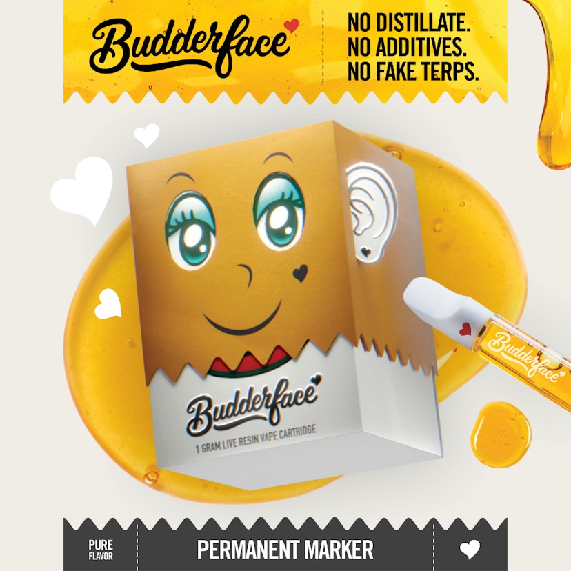Budderface Live Resin Cart | Sparkle Face