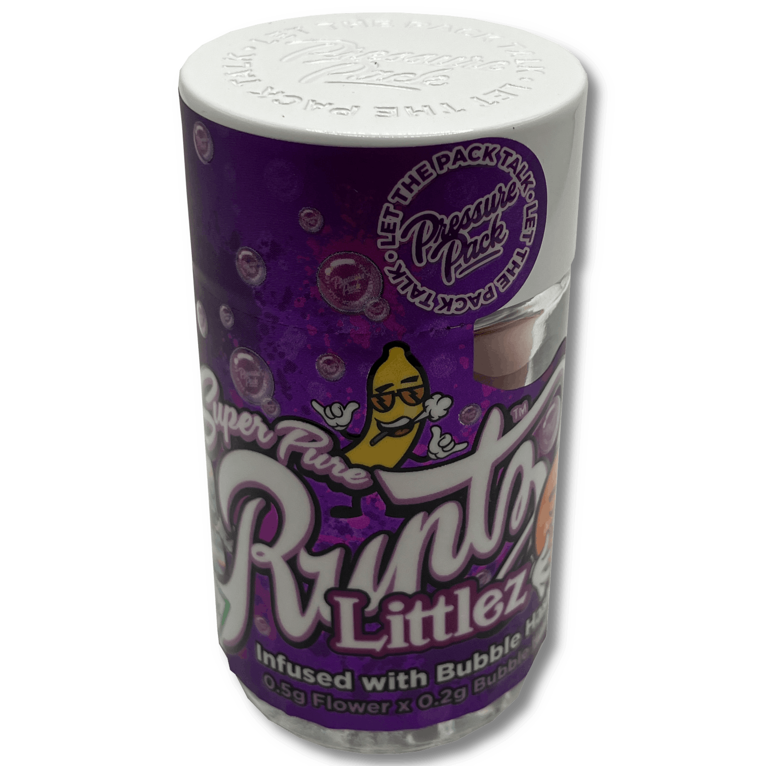 Product: Pressure Pack | Bubble Hash Infused Pre-Roll 5-Pack - 3.5g - Super Pure Runtz