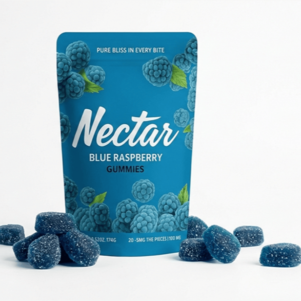 Product Blue Raspberry Gummies | Edibles | 100mg