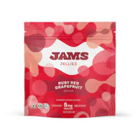 JAMS Ruby Red Grapefruit Jellies (S) 10 x 10mg - Be Stores