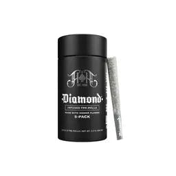 Heavy Hitters | Sour Tangie | Diamond Infused Pre-rolls | 5pk | 2.5g