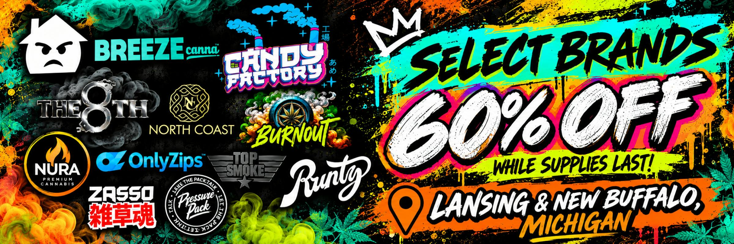 60% OFF Select Brands - LIMITED TIME ONLY!
