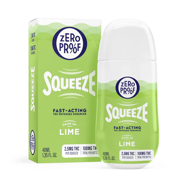 Zero Proof Squeeze Dash of Lime 40ML/100mg (hybrid, drinks, 2.8g)
