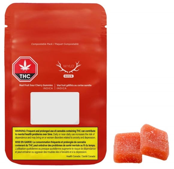 Real Fruit Sour Cherry Gummies 2-pack