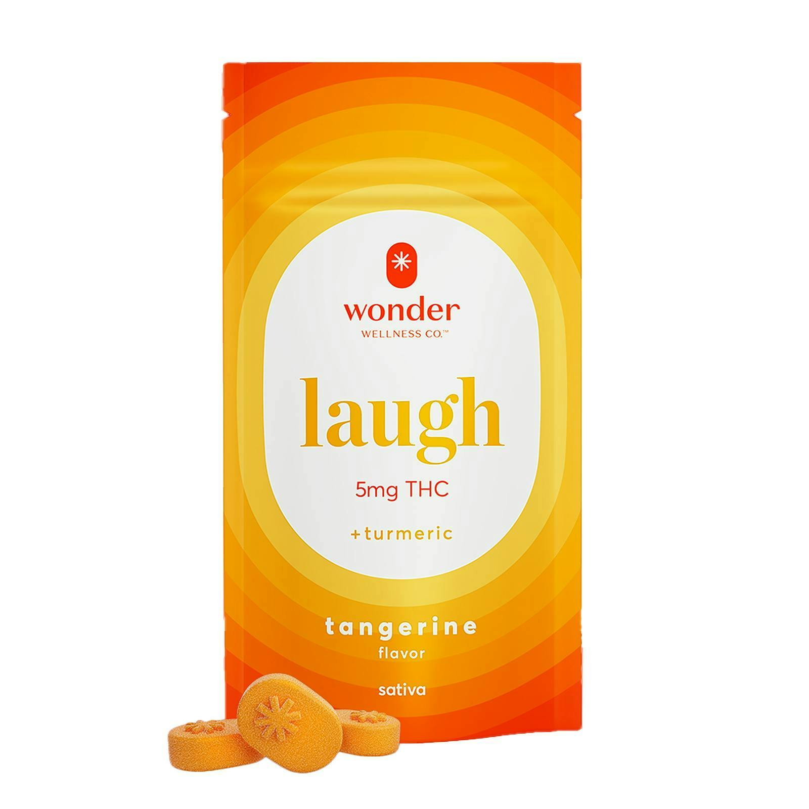 Product Wonder Wellness Laugh Tangerine Gummies