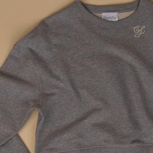 Charlie Fox | Shrunken Terry Sweatshirt | Heather-2